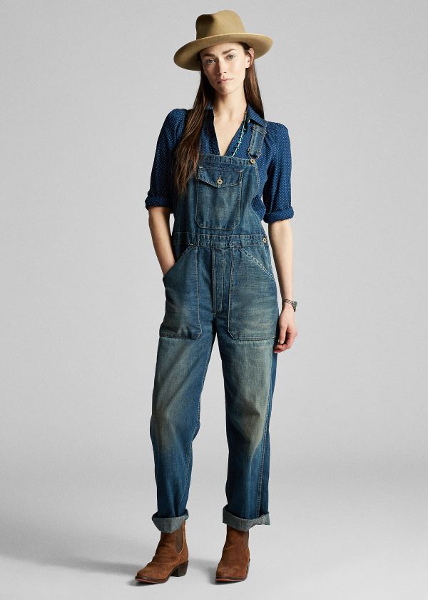 Women's Ralph Lauren Denim Overall | 032187BUP